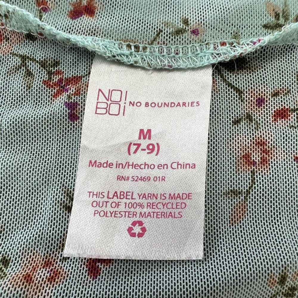 Mint Green Floral Short Sleeve Top Fairy Cottage Y2K Soft Girl Coquette Romantic - Picture 8 of 8